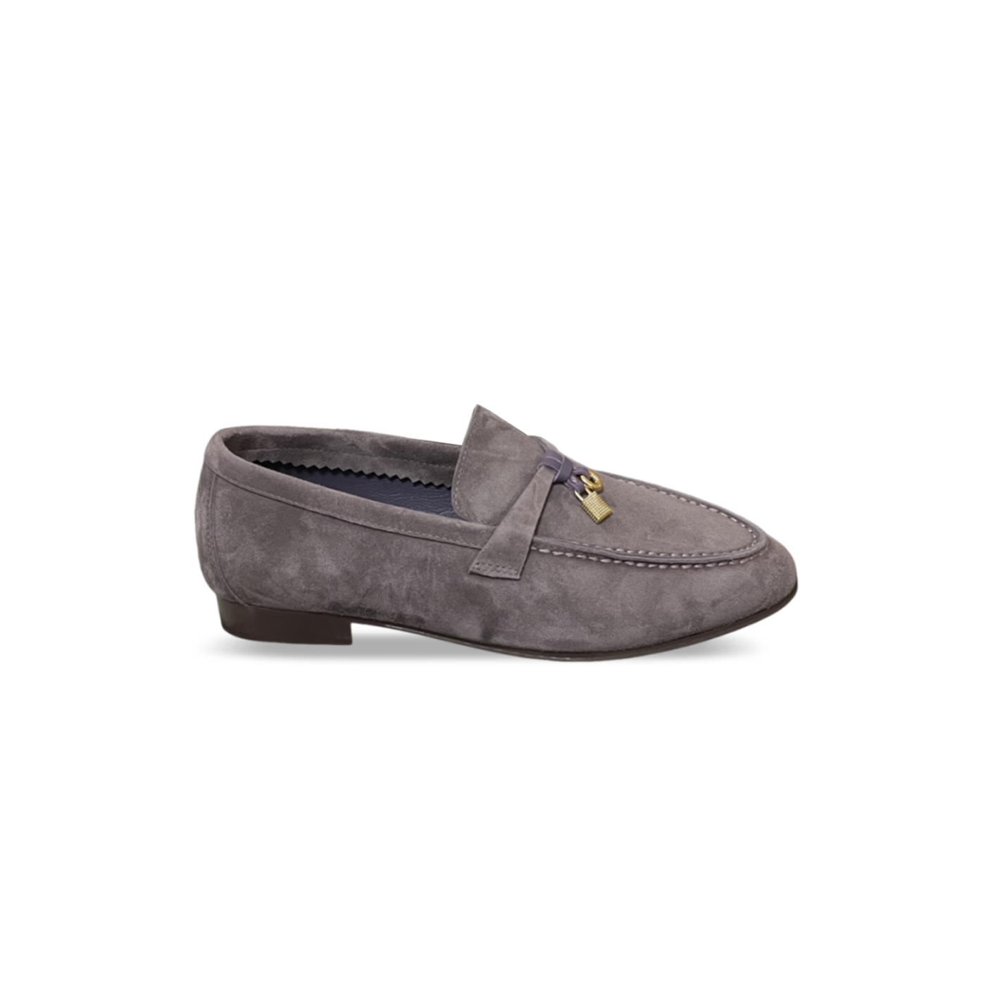 LORO PIANA SUMMER CHARMS WALK SUEDE LOAFERS